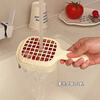 Yusenyi cute mini fruit washing artifact with handle household cleaning basket kitchen small sink blueberry drain basket handle drain basket + patch