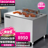 Lecon griddle merchant hand-caught cake machine Teppanyaki squid fried steak grilled cold noodles Teppanyaki thickened electric griddle electric heating iron plate electric heating Teppanyaki 1.2 meters
