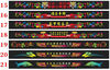 Litian large truck front windshield decorative sticker truck personalized text sun visor rain cover modified car sticker 02 Serve the people