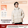 Meili City Short Down Jacket for Women and Men Couples Same Style Goose Down Jacket Outdoor Windproof Wear-Resistant Thickened Warm Jacket White S 165