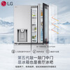 LG508L fully automatic ice making refrigerator all-in-one machine embedded cross door variable frequency air-cooled frost-free refrigerator perspective window energy-saving fresh-keeping ultra-thin household large capacity ice making machine refrigerator recommended model F544MMB95D