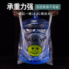 Green Orange White Smiley Face Plastic Bag Medium Thick Food Bag Vest Bag 45*69 Handbag Takeaway Bag Storage Bag Disposable Shopping Bag