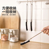 Modern housewife stainless steel crevice brush multifunctional kitchen tile dead corner bathroom long handle small brush cleaning brush stainless steel crevice cleaning brush - length 24cm