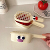 Yusenyi cute mini fruit washing artifact with handle household cleaning basket kitchen small sink blueberry drain basket handle drain basket + patch