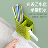 CHAHUA Chopstick Rack Chopstick Cage Household Kitchen Tableware Chopstick Barrel Plastic Draining Chopstick Cage 1 Pack Chopstick Cage Random Color