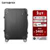 Samsonite Trolley Aluminum Magnesium Alloy Suitcase Sturdy Anti-pressure Suitcase Business Travel Large Capacity Universal Wheel Boarding Case DB3 Black 20 Inches