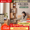 Original solid wood corner cabinet combination storage rack modern minimalist display cabinet oak bookcase bookshelf B6171 corner A style bookshelf 400*400*1800mm oak-log color