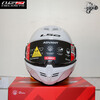 LS2 Carbon Fiber FF901 Backflip Motorcycle Dual Lens 180 Carbon Fiber Face-Up Helmet 3C Four Seasons FF906 FF906 Flash White 2XL (60-61CM recommended)