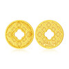 Houde Gold Gold Bar Koi Pisces Eight Treasures Compass Persimmon Ruyi Gold Bar Investment Gold Pure Gold 9999 Exquisite Gift Persimmon Ruyi-Ancient Xiangwen 10g