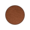 Japanese futon home waterproof cushion tatami balcony bay window cushion floor Zen leather memory foam round cushion-wild ink coffee brown diameter 35cm waterproof and oil-proof