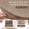 Futon household removable and washable Japanese window sill cushion tatami balcony bay window cushion Salima futon - round style woven gray 5cm thickness diameter 50cm