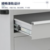 Huizhen Mobile Tool Cabinet Workshop Lockable Iron Cabinet Wheeled Tool Cart Trolley Hardware Parts Cabinet One Draw Gray HM513