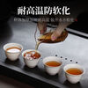 Shanwei rice husk tea cup disposable tea cup food grade thickened and hardened Kung Fu tea cup office disposable tea cup Daoxiang cup 2 packs 96 pieces with cup holder
