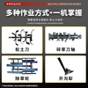 Nongbaishun's new four-wheel drive diesel micro-tillage multi-functional hoeing, trenching, grass-crushing and ridging all-in-one agricultural rotary tillage artifact 20 wide two-wheel drive 170 gasoline weeding wheel + furrow plow