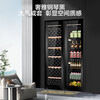 Haier 378L Ice Bar Home Refrigerator Fresh Cabinet Living Room Large Capacity Exquisite Small Refrigerator Small Freezer Air-cooled Frost-free First-Class Energy Saving JC-378WGHESD1 Price Guarantee 618