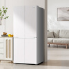 Haier Refrigerator Commander 502L cross-door 594mm ultra-thin first-class air-cooled dual-frequency full-range purification household glass door large refrigerator BCD-502WGLTDD9L1U1