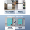 Midea freezer household commercial horizontal display cabinet refrigerated fresh-keeping cabinet ice cream frozen freezer with lock fruit beverage wine refrigerator small ice cream freezer 100 liters four-speed temperature control glass door with lock MS-105LGE