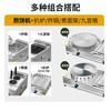 Dekebang's new multi-grain pancake machine, commercial stall, gas griddle, fryer, all-in-one machine, noodle cooking machine, Eastern cooking combination fixed type 40 + griddle type 73 (send tools + tutorial)
