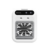 Sixiou small air conditioner air conditioning fan mini mobile cooling fan home air cooler student dormitory office desktop humidification spray water and ice refrigeration fan rechargeable cooling artifact second gear adjustable + ice mist double spray