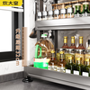 Cui Dahuang kitchen condiment storage rack household countertop multi-functional knife holder chopsticks condiments kitchen storage storage artifact A4 flagship model three layers 34CM + fully equipped