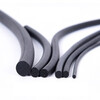 Yili Weizhen EPDM foamed rubber strips, EPDM foamed round strips, high temperature resistant sponge strips, waterproof and elastic, round solid sealing strips, diameter 5mm, price 10 meters