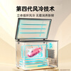 XINGX patented air-cooled frost-free freezer -40 C ultra-low temperature cell-level frozen seafood quick-frozen horizontal household freezer refrigerated freezer new level of energy efficiency subsidy 170 liters -30 C low-temperature quick-frozen fourth generation air-cooled frost-free electronic temperature control
