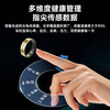 KPEPkpep health smart ring blood oxygen heart rate body temperature blood pressure male and female couple sports sleep monitoring remote control photo multi-functional health R16 Starlight Silver No. 10 inner diameter 19.8mm
