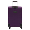 SUISSEWIN wear-resistant Oxford trolley case universal wheel boarding cloth suitcase waterproof suitcase 20 inches purple 6007