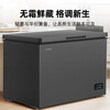 XINGX patented air-cooled frost-free freezer -40 C ultra-low temperature cell-level frozen seafood quick-frozen horizontal household freezer refrigerated freezer new level of energy efficiency subsidy 170 liters -30 C low-temperature quick-frozen fourth generation air-cooled frost-free electronic temperature control
