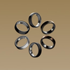OURARing 5 smart ring, the same style as Wang Hong, smart wearable black technology, sleep and health birthday gift, bright silver 11 parts in stock, please contact customer service before placing an order