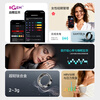 Yijie JCRingX6 smart ring AI ring health monitoring heart rate blood sugar blood oxygen sleep female menstrual period prediction ultra-long battery life multi-functional sports ring Gold No. 7