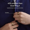 OURARing 5 smart ring, the same style as Wang Hong, smart wearable black technology, sleep and health birthday gift, bright silver 11 parts in stock, please contact customer service before placing an order