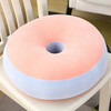 Packers tatami Japanese futon cushion household floor chair cushion lazy bedroom floor round cushion bay window cushion Macaron blue and yellow 40CM