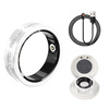 Neutral Monitoring V6 Cross-Border Smart Ring Sports Fitness Heart Rate Blood Oxygen Sleep Tracking Monitoring Waterproof Black Technology Factory Wholesale Gold 9# Zhongzuan Charging Station Charging