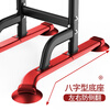MIKING horizontal bar home pull-up device indoor single parallel bar multi-functional children's heightening male and female stretching fitness equipment 4001F single parallel bar black + auxiliary cantilever belt