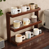 Yemei desktop cup holder acrylic mid-century style storage rack multi-layer dining table table cup holder coffee shop corner storage display