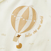 Tongtai (TONGTAI) baby jumpsuit spring and autumn pure cotton newborn clothes newborn baby butterfly clothing romper orange 66cm