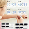 Smart health ring accurately monitors heart rate, blood oxygen, sleep, body temperature, pressure gauge, calories, IP68 waterproof, swimming and bathing, wearable, magnetic fast charging, super long battery life, thin, bright gold, free charging compartment, size 12, 21.6mm, recommended 70-75kg