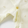 Tongtai (TONGTAI) baby jumpsuit spring and autumn pure cotton newborn clothes newborn baby butterfly clothing romper orange 66cm