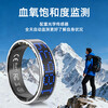 2026 New Smart Health Ring 24-Hour Heart Rate Blood Oxygen Monitoring Sleep Monitoring Multiple Sports Modes Smart Ring Silver Comes with Charging Box + Heart Rate + Blood Oxygen + Sleep + Exercise + Non-sensory Wearing Size 10 Diameter 20 Finger Circumference 63