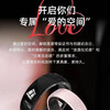New ceramic smart couple ring, universal for men and women, heart rate, oximeter, pedometer, pressure, sleep, waterproof, gesture page turning, sports ring, waterproof, record, exercise, sleep management, pink, free charging compartment, size 7, 17.4mm, recommended 55-60kg
