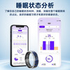 2026 New Smart Health Ring 24-Hour Heart Rate Blood Oxygen Monitoring Sleep Monitoring Multiple Sports Modes Smart Ring Silver Comes with Charging Box + Heart Rate + Blood Oxygen + Sleep + Exercise + Non-sensory Wearing Size 10 Diameter 20 Finger Circumference 63