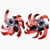 Wulang Machinery micro tillage machine small household rotary tillage machine multifunctional 170 gasoline 173 diesel tillage machine plowing and loosening soil trenching machine
