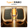 BEDL fat-removing machine, shaking machine, lazy slimming artifact, rhythm machine, shaking to slim belly, fat-burning artifact, abdominal weight loss equipment, light luxury model - black, remote control/TypeC charging/five-speed intensity adjustment