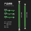 Burning ice punch-free pull-up device household horizontal bar door indoor wall boom sports goods fitness equipment green model suitable for installation distance 65-85cm upgraded model