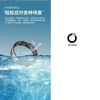 CE-LINKHenHalo smart ring can monitor 128 kinds of sports such as sleep, heart rate, blood oxygen, heart rate variability, stress, menstrual cycle, running, etc. Warm white light silver 9