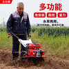 Wugukang micro-tillage small diesel agricultural old man plowing paddy fields plowing household tillage rotary tillage soft soil 170 gasoline model + rotary blade