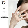 CE-LINKHenHalo smart ring can monitor 128 kinds of sports such as sleep, heart rate, blood oxygen, heart rate variability, stress, menstrual cycle, running, etc. Warm white light silver 9