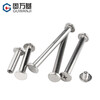 Guwanji 304 stainless steel mother-in-law rivets, account book album screws, account book nails, locking screws and nuts, national standard M3.5x38 (10 pieces)