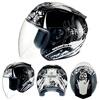Tank T536 motorcycle helmet large half helmet 3C men's and women's sun protection helmet black ZEN-B XL